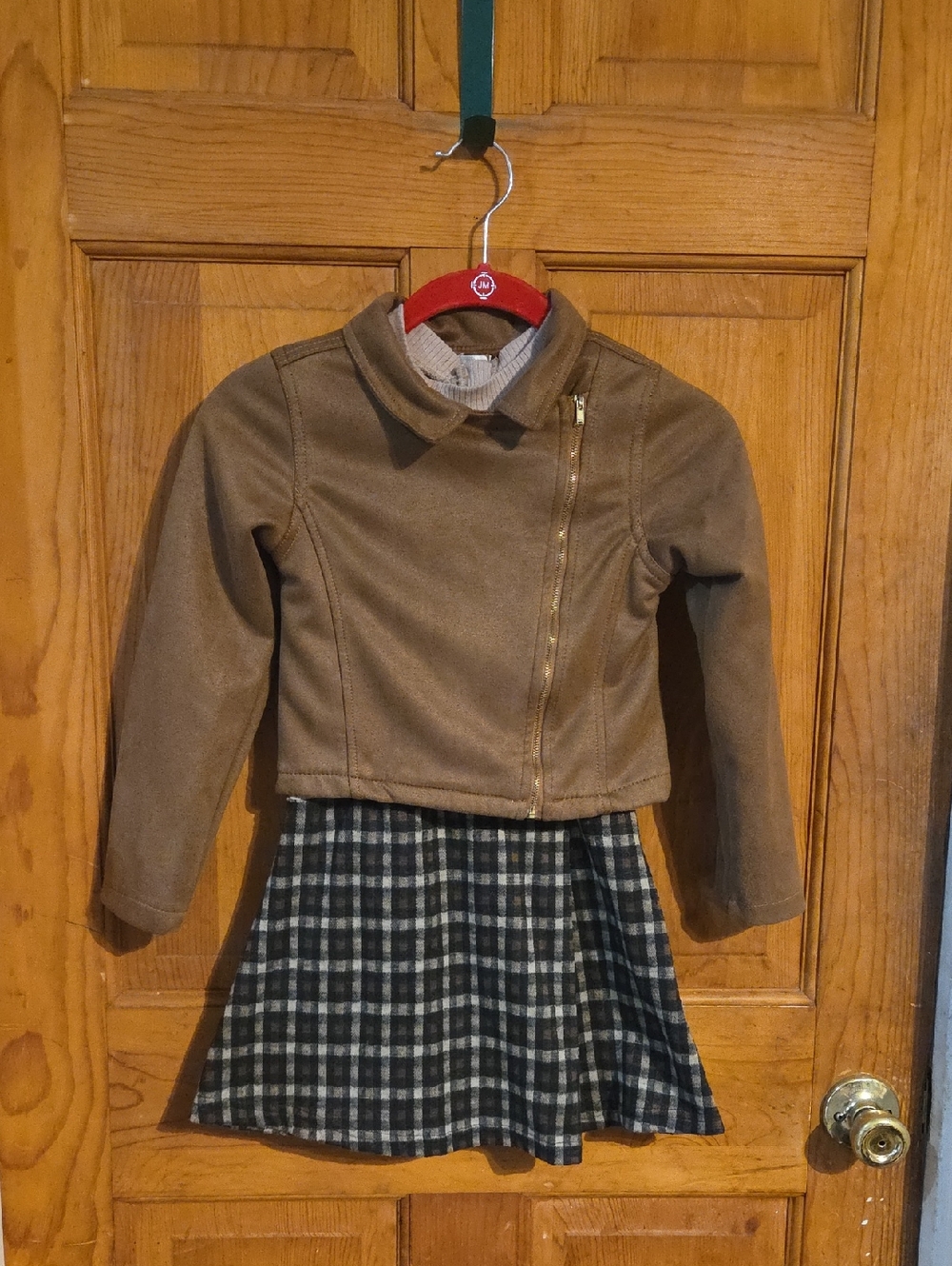 Tahar Girl Dress And Jacket Set.